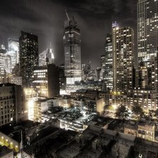 Схема вышивки «город»