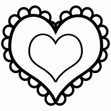 Оригинал схемы вышивки «сердце» (№703167)