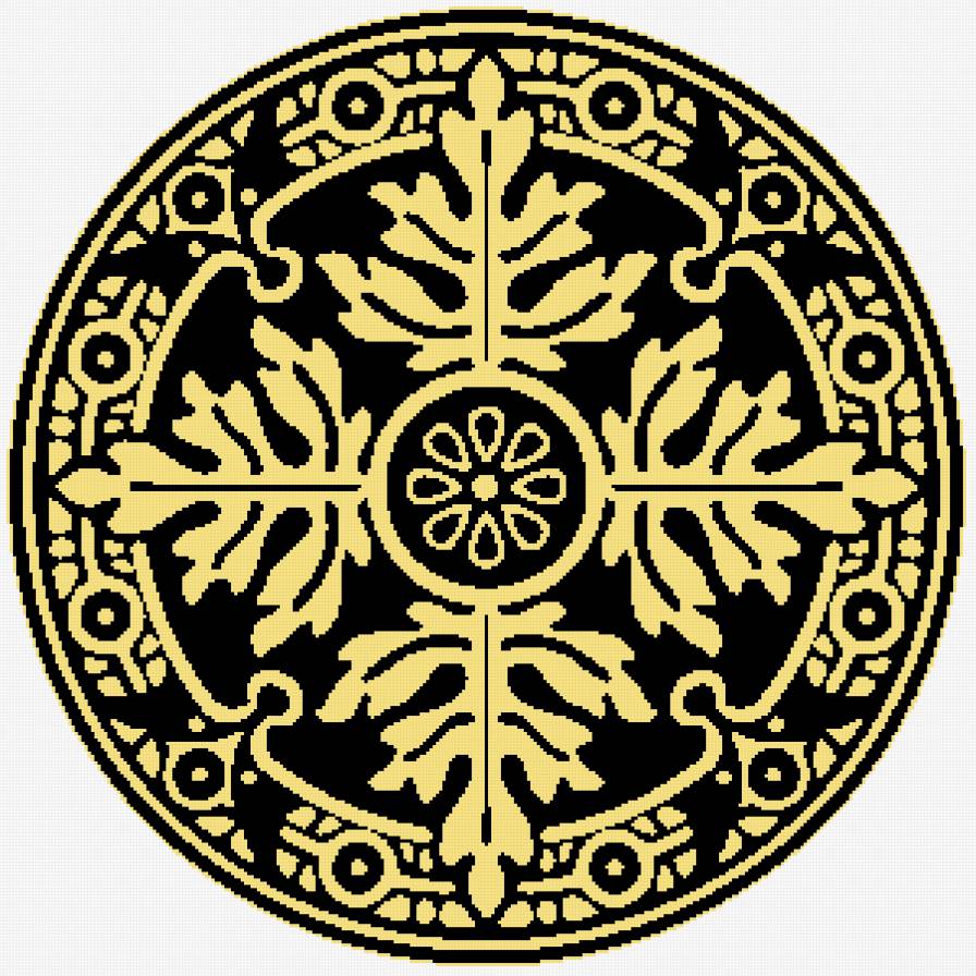 узор для подушки - подушка, монохром, узор - предпросмотр