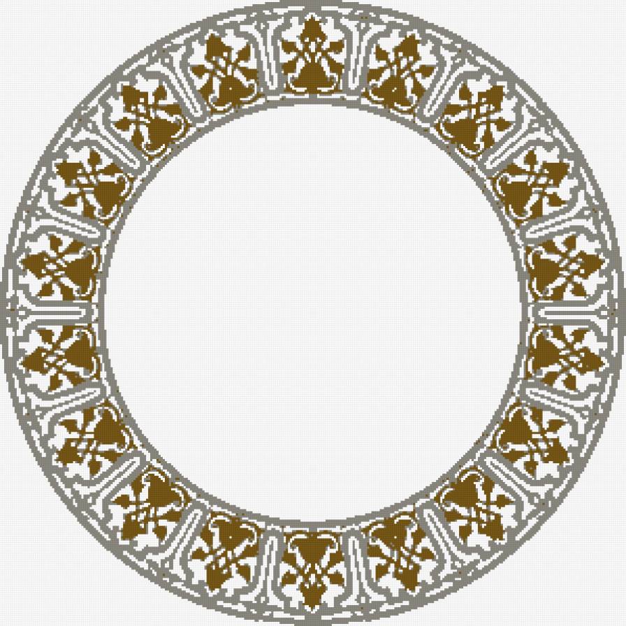 узор, рамка - узор, рамка, монохром - предпросмотр