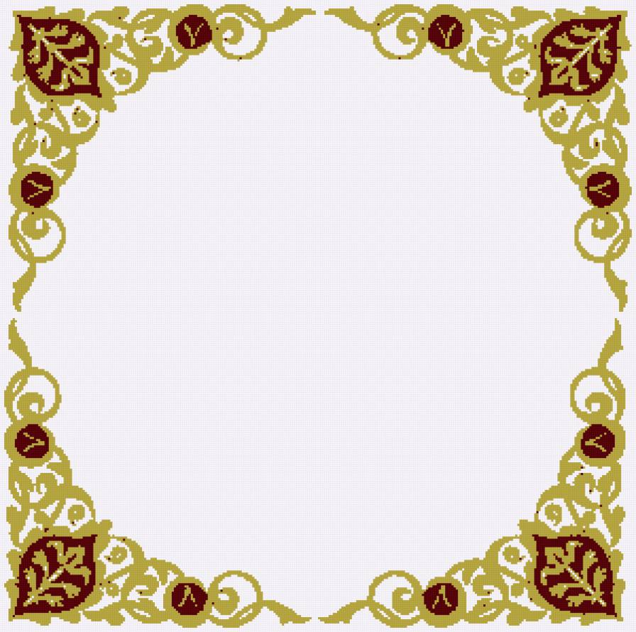 рамка - рамка, монохром, узор, подушка - предпросмотр