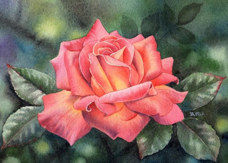 пано роза - роза, пано, цветы - оригинал