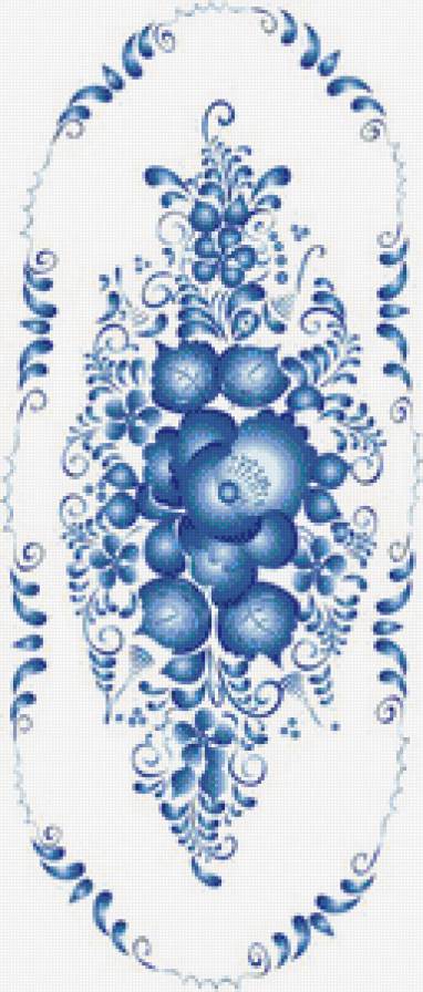 №703872 - узоры, гжель - предпросмотр