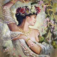 Схема вышивки «Флора»