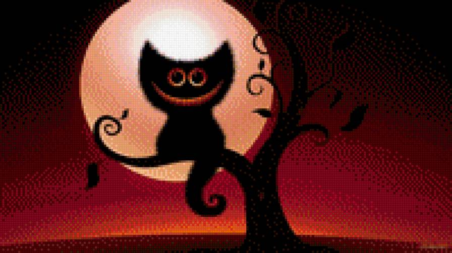 Котейка - кот, ночь - предпросмотр