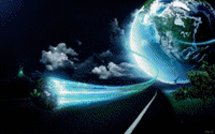 Космос - планета, космос, земля - предпросмотр