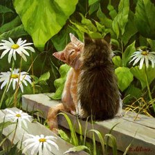 Схема вышивки «встреча»