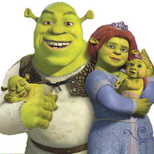 Схема вышивки «шрэк»