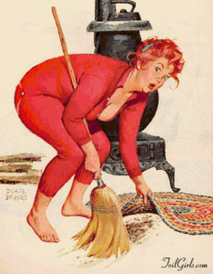 уборка - толстушка хильда - предпросмотр