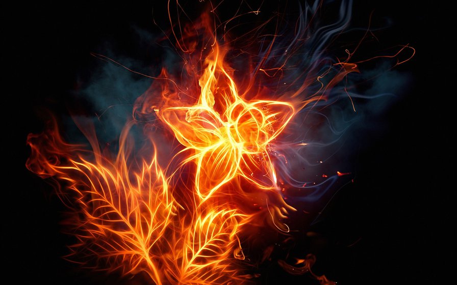огненный цветок - оригинал