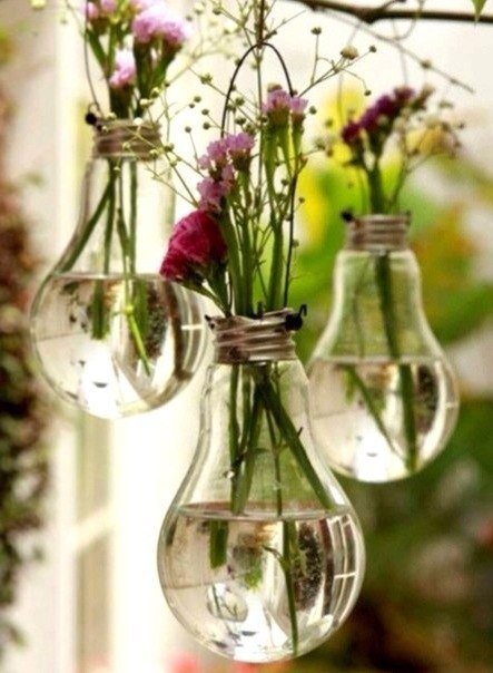 Модерн - лампочки, природа, цветы - оригинал