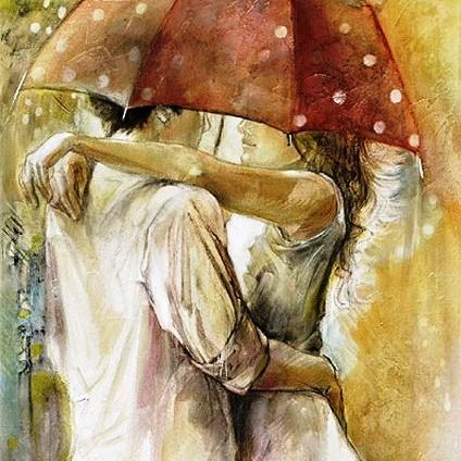 двое под дождем - оригинал