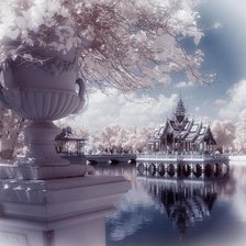 Схема вышивки «пейзаж»