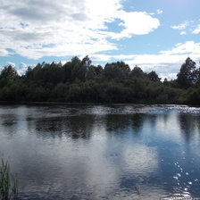 Схема вышивки «Река»