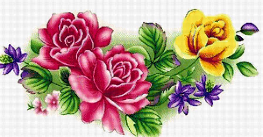 Букет - цветы, розы, цветок, букет, роза - предпросмотр