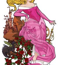 Схема вышивки «принцесса диснея»