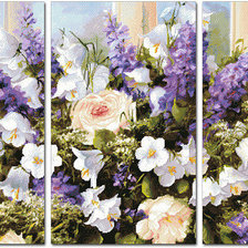 Схема вышивки «Летний букет»