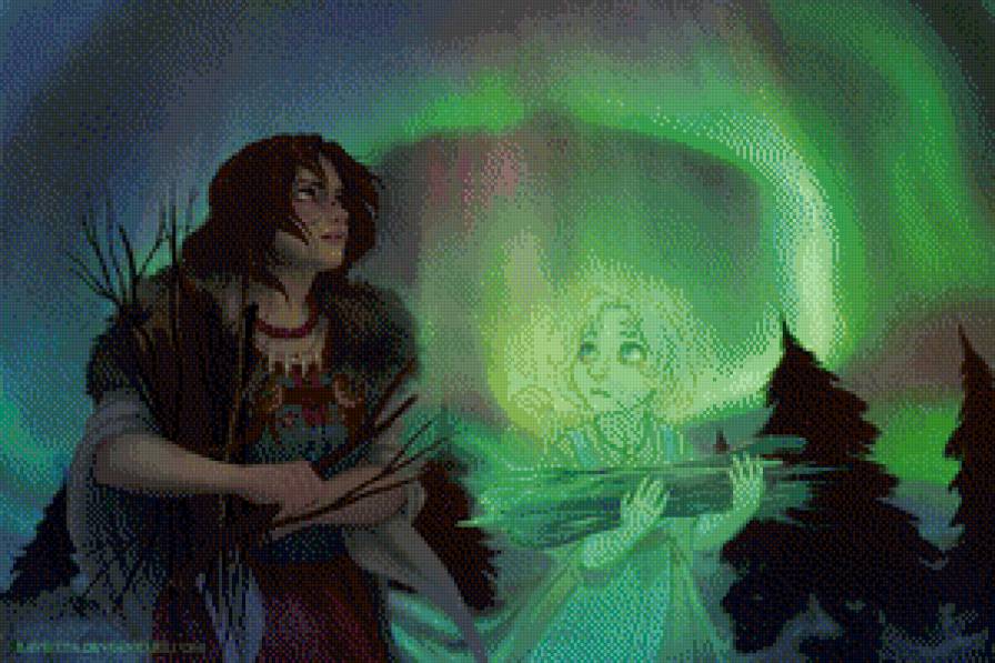 Два возраста - средневековье, девушка - предпросмотр