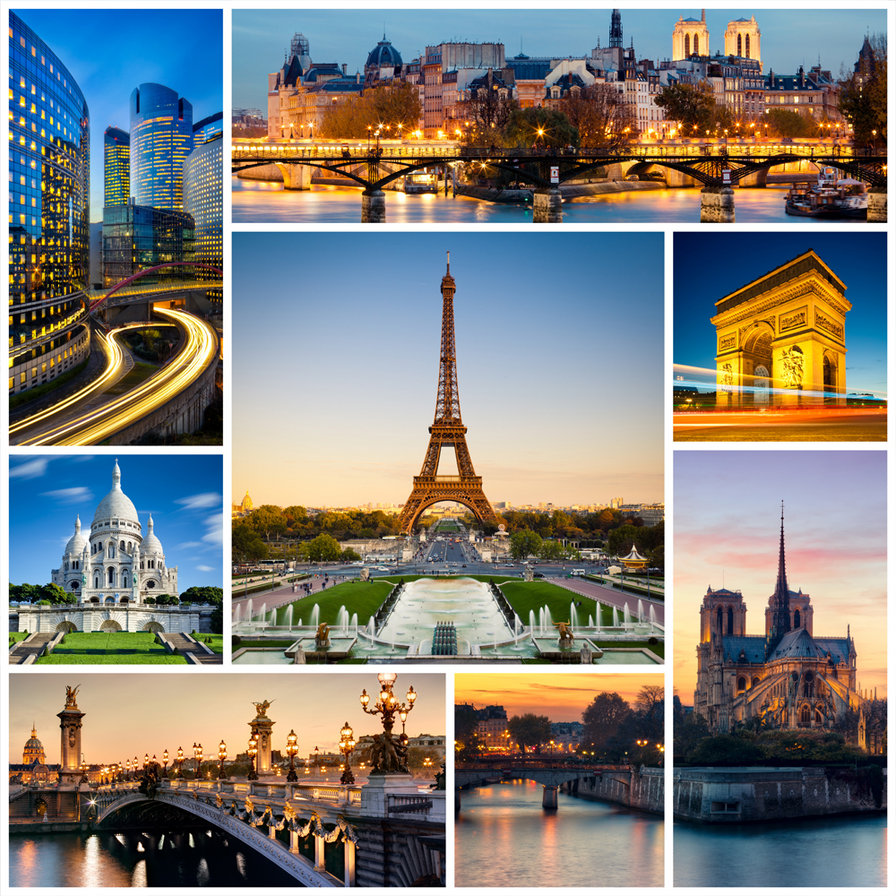 париж - город, красиво, эльфелева башня, франция, париж, пейзаж - оригинал