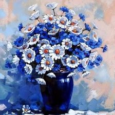 Оригинал схемы вышивки «цветы» (№706807)