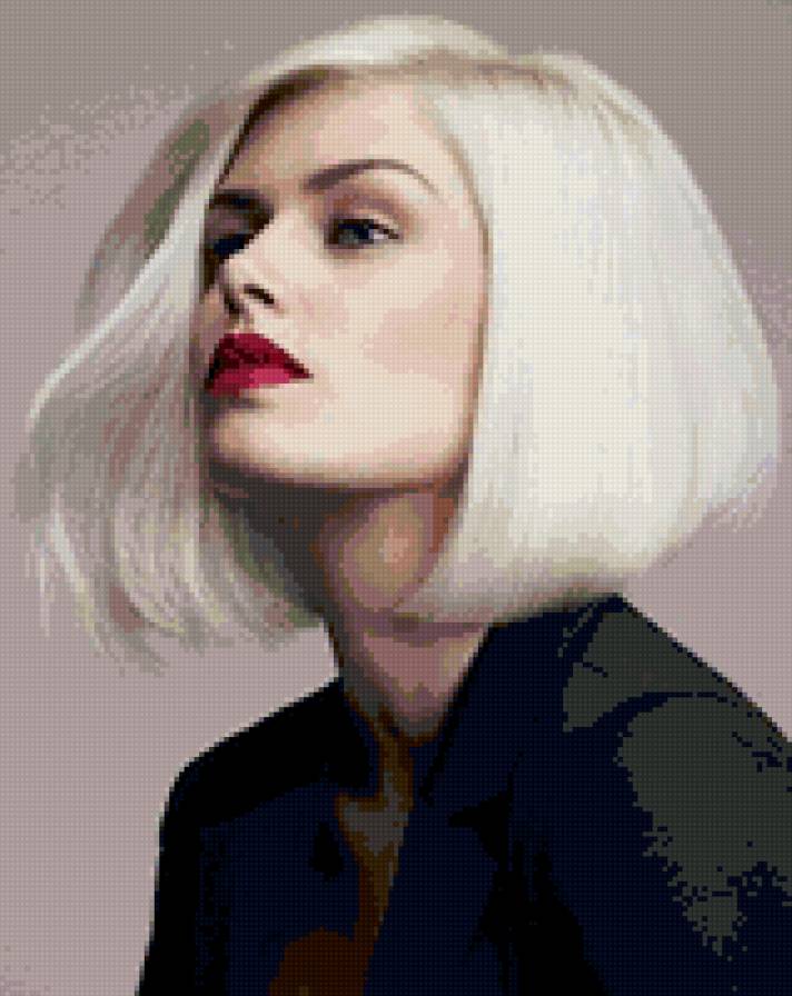 Леди - девушка, портрет - предпросмотр