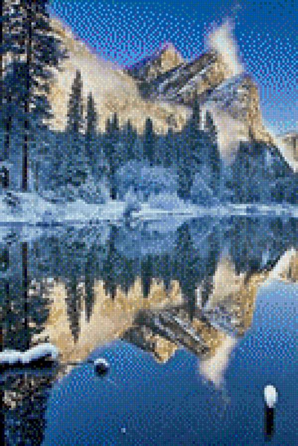 снежные вершины - горы, природа - предпросмотр