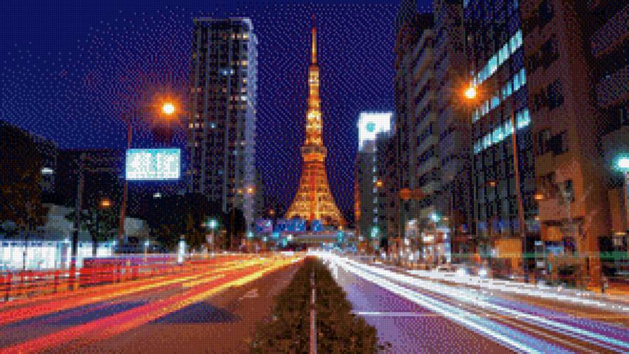 Токио - пейзаж, токио, города - предпросмотр