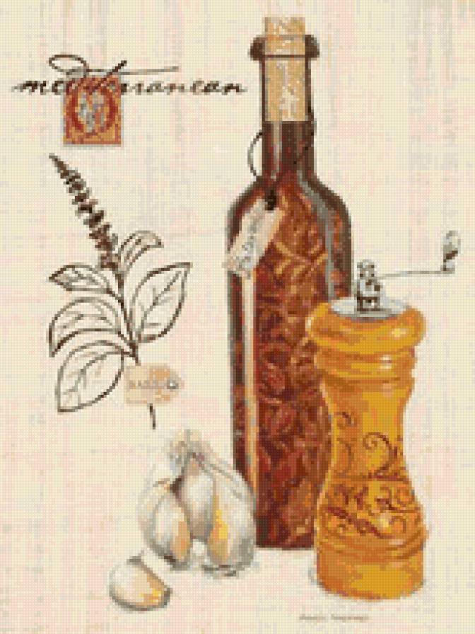 Натюрморт для столовой - натюрморт на кухню - предпросмотр