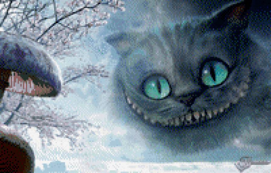 Чешир))) - алиса в стране чудес, кошки, чеширский кот, коты - предпросмотр