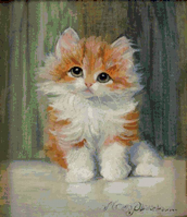 котеночек - котенок, кошки, животные, звери - предпросмотр