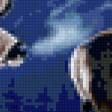 Предпросмотр схемы вышивки «северные олени» (№708073)