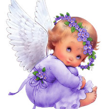 Схема вышивки «Ангел»