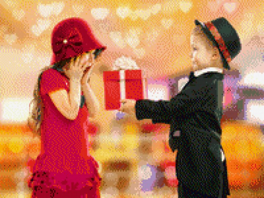 №708372 - мальчик, портрет, девочка, дети - предпросмотр