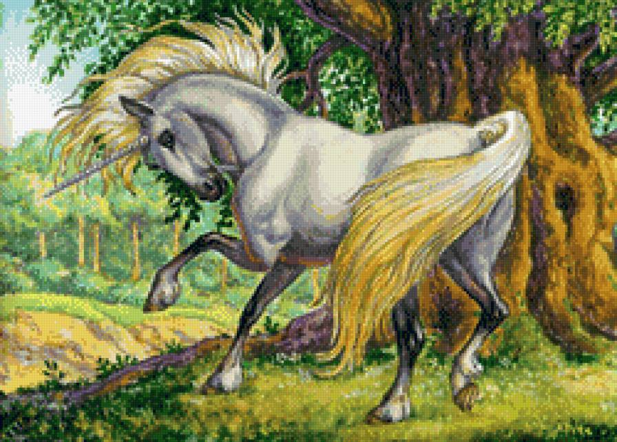 лошадка - лошадка, фентези, лошади, кони, сказка, конь, единорог, лошадь, животные - предпросмотр