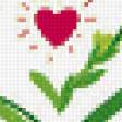 Предпросмотр схемы вышивки «сердечко» (№708823)
