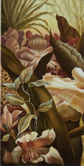 ирис1 - триптих цветы - оригинал