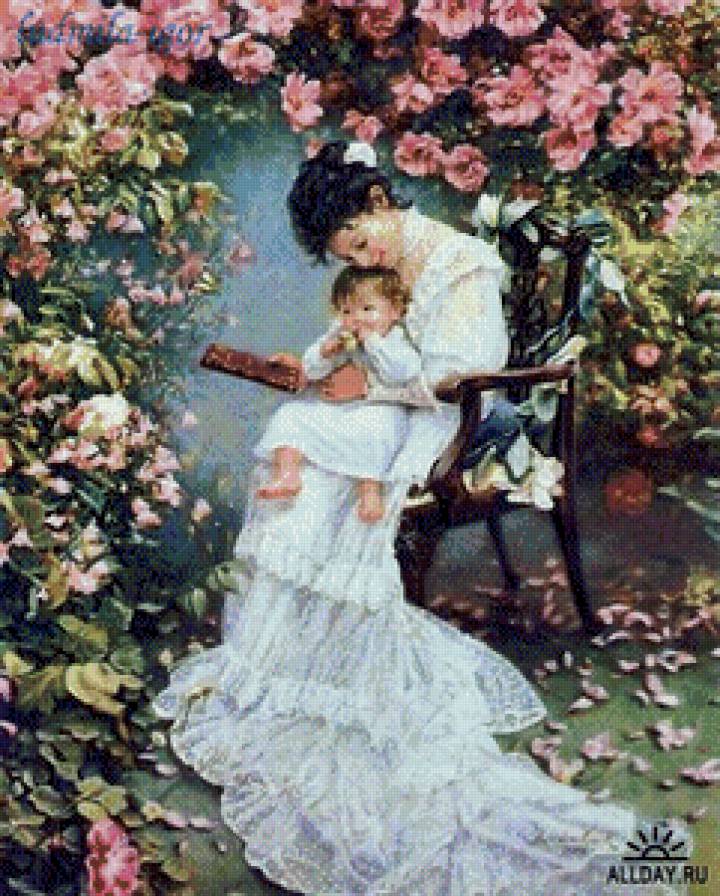 серия "мамы" - женщина.малыш - предпросмотр