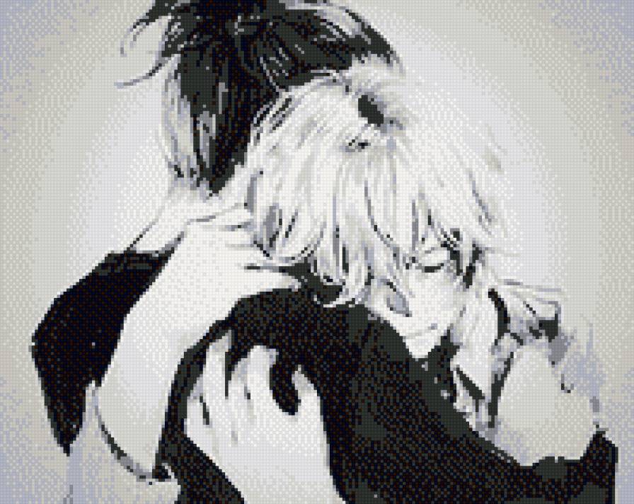 шетая зона - объятия, аниме, шестая зона - предпросмотр