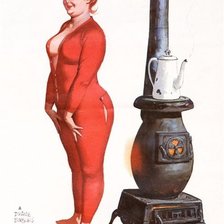 Схема вышивки «пригрелась»