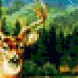 Предпросмотр схемы вышивки «олени» (№710297)