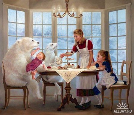 в гостях - сказка - оригинал