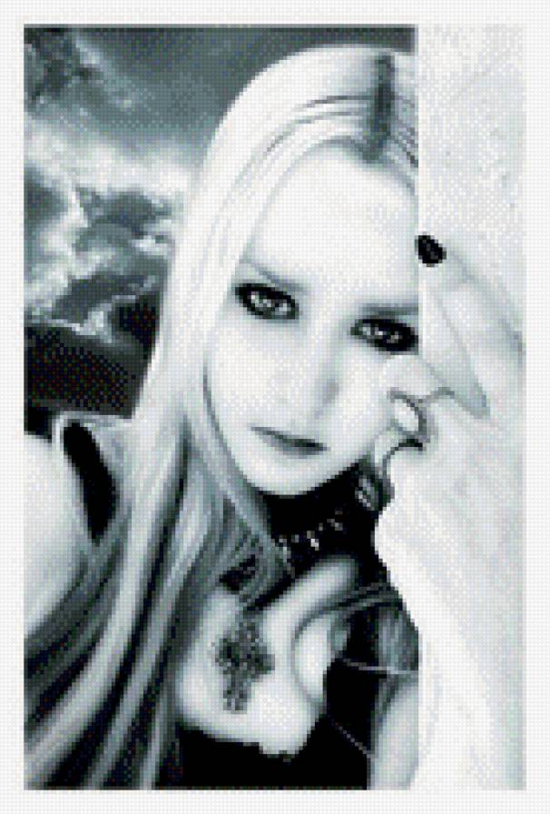 Девушка - девушка, готика - предпросмотр