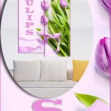 Схема вышивки «тюльпаны. ч.1»