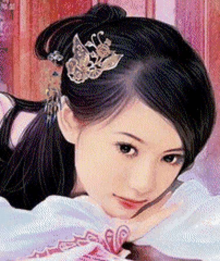 Гейша1 - девушка, гейша, люди - предпросмотр