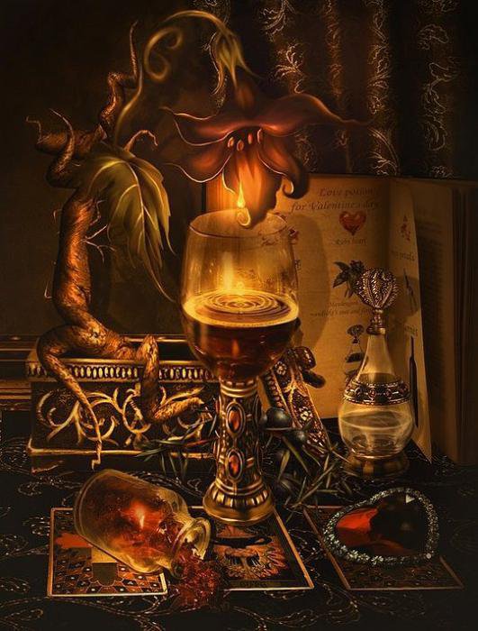 Лилия Осипова - лилия, картина, свеча, кубок, шкатулка, натюрморт - оригинал