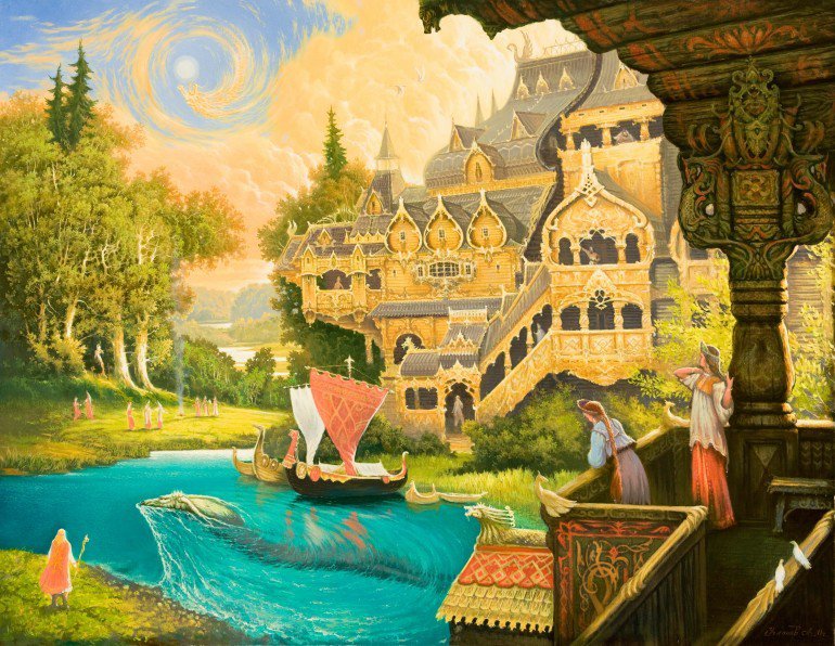 День Ящера - картина угланова - оригинал