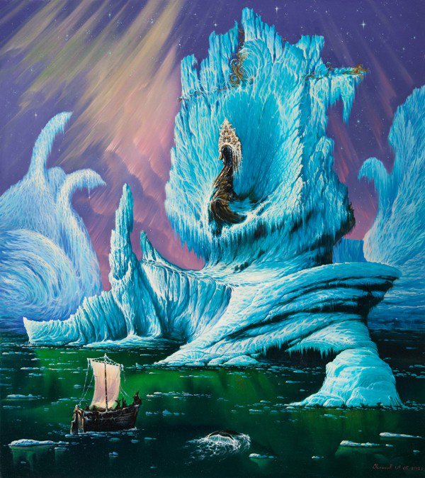 Таинственный океан - картина угланова - оригинал