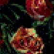 Предпросмотр схемы вышивки «Розы в вазе» (№711022)