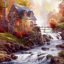 Схема вышивки «Пейзаж1»