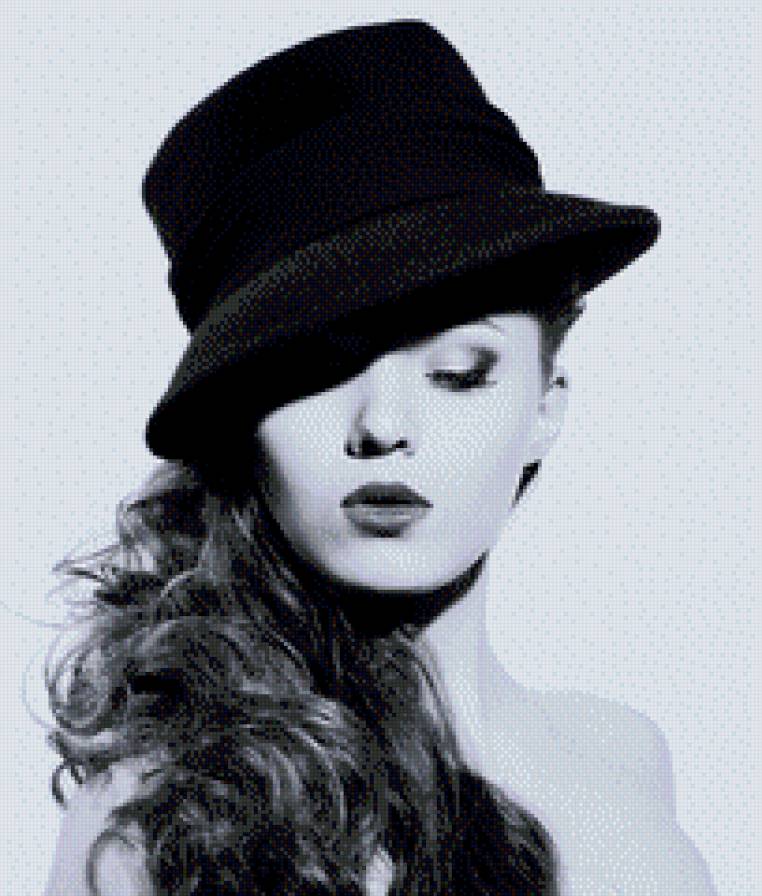 Девушка в шляпе - девушка, шляпа - предпросмотр